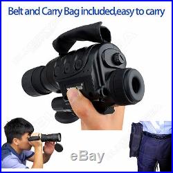 650D+ Infrared Night Vision Monocular IR DVR Record 4GB Photo/Video+Free Battery