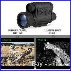 6X50 HD IR Infrared Night Vision Monocular Device For Outdoor Hunting Telescope