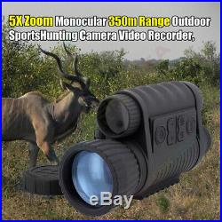 6X Infrared IR Night Vision Monocular 6X50 HD Optical Hunting Camping Telescope