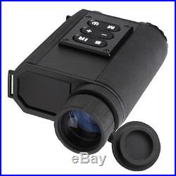 6x32 Digital IR Night Vision Monocular 500m 4xZoom Laser Range Finder Black New