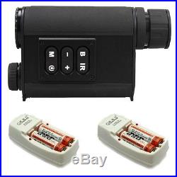 6x32 Night Vision Infrared IR withRanger Finder+4x 850mAh Batteries+Chargers Kit