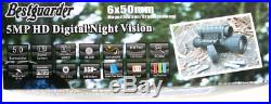 6x50mm Digital Night Vision Monocular Binocular 1.5 Inch 6X TFT LCD Trail Camera