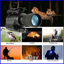 6x50mm Digital Night Vision Monocular with HD Camera & Camcorder Function U6T5