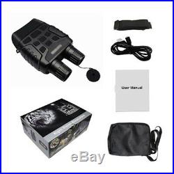 720P IP56 Digital Infrared Night Vision Binocular Video recorder Camera Audio