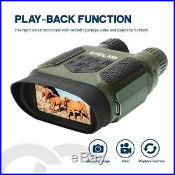 7X31 Digital Night Vision Binocular Scope with 2 TFT LCD and 8GB TF Card
