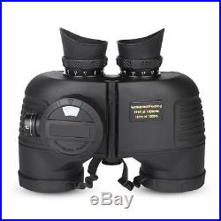 7X50 Day Night Vision Range Finder HD Binocular BAK4 Lens Waterproof With Bag
