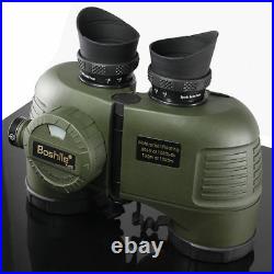 7X50 HD Military Navy Binoculars Night Vision Waterproof Nitrogen W Rangefinder