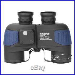 7X50 Military Binoculars BAK4 Prism Telescope Waterproof With Rangefinder Compass