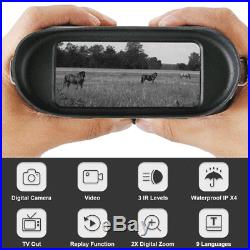 7X Digital Binoculars Night Vision Infrared Waterproof IR Camera Hunting Scope