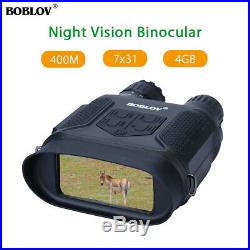 7x31 Zoom Digital Night Vision Binoculars 400M Hunting Monocular Wildlife Camera