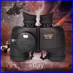 7x50 BAK4 HD Night Vision Rangefinder Compass Binocular Telescope Marine Hunt CR