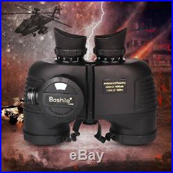 7x50 BAK4 HD Night Vision Rangefinder Compass Binocular Telescope Marine Hunt DY