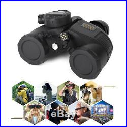 7x50 HD Military Binoculars Telescope Optics withCompass Range Finder Waterproof
