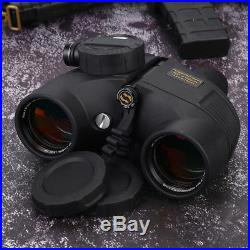 7x50 Military Waterproof Night Vision Binoculars Compass Range Finder Outdoor