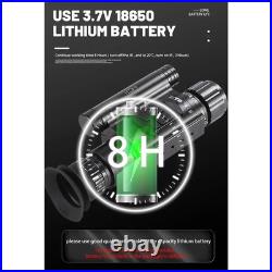 840950nm Hunting Cam NV075 1080P 4X Zoom IR Laser Night Vision Monocular Scope