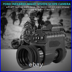 850nm Infrared Day & Night Vision Red Dot Scope WIFI Telescope Hunting Scope