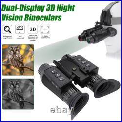 850nm Night Vision Goggles Binoculars 8X Digital Zoom IR Head Mounted Hunting