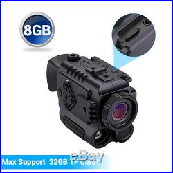8GB 1-5X18 Multi-Purpose Night Vision Monocular 200M Auto IR Hunting Binocular