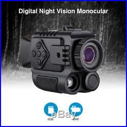 8GB 5X Digital Infrared Night Vision Monocular 850NM Take Photo Video Binocular