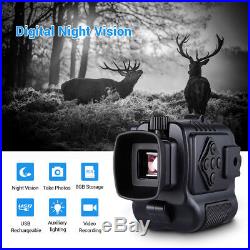 8GB 5X Digital Infrared Night Vision Monocular Hunting Binocular Riflescope AU