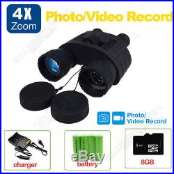 8GB Night Vision 300m Camera Cam Digital Binoculars Security IR+Free AA Battery