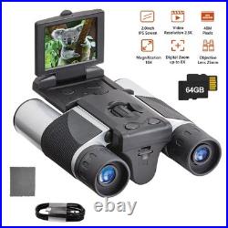8X Digital Night Vision Hunting Binoculars Telescope Video Camera LCD FHD Zoom