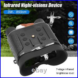 8X HD Infrared Night Vision Goggle Head Mounted Binoculars Outdoor Hunting Scope