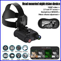 8X ZOOM Infrared Night Vision Digital Binoculars Goggles Hunting Head Mount