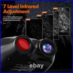 8X Zoom Night Vision Binoculars for Hunting Infrared Digital Head Mount Goggles