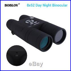 8x52 Optical IR Day Night Vision Digital Binocular Spotting Scope With Bandage