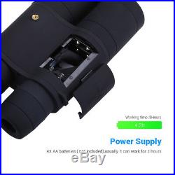 8x52 Optical Infrared Night Vision Binocular + APM Sensor Monocular For Hunting