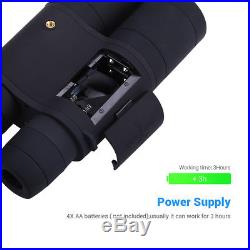 8x52 Optical Infrared Night Vision Binocular Spotting Scope Monocular 720P USA