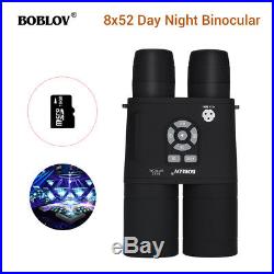 8x52 Optical Infrared Night Vision Binocular Telescope With 16GB Card for Game