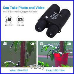 8x52 Optical Infrared Night Vision Digital Binocular + APM Sensor Spotting Scope