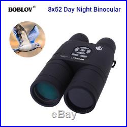 8x52 Optical Infrared Night Vision Digital Binocular Spotting Scope With Bandage
