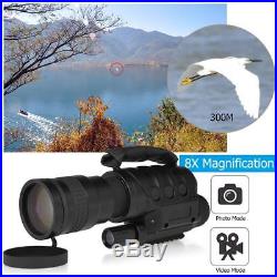 8x60 Digital Night Vision Monocular Telescope Infrared Video Recorder A5V2