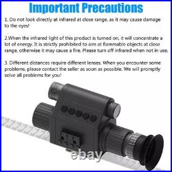 940nm IR Night Vision Goggles Hunting Scope Record Video Infrared Digital Camera