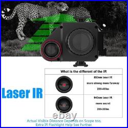 940nm IR Night Vision Goggles Hunting Scope Record Video Infrared Digital Camera