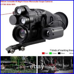 940nm invisable IR Night Vision Monocular Scope Cameras Henbaker CY789 With WiFi
