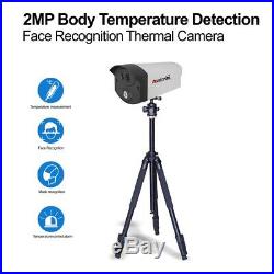 AI Binocular Thermal Imaging Temperature Multi face detection IP Camera System