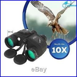 AOMEKIE Marine Binoculars for Adults with Night Vision Compass Rangefinder 10X50