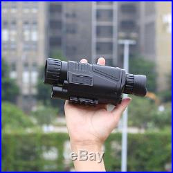 ASIKA 5x40mm Digital Monocular Night Vision 1.5LCD Zoom Scope Video Playback