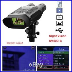 AV/TV Infrared Night Vision 3X Binocular Telescope Camera Photo Video Recording