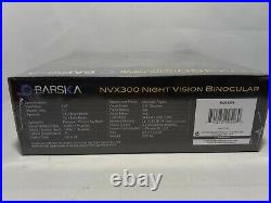 BARSKA Night Vision Nvx300 Infrared Illuminator Digital Binoculars, Black