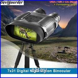 BESTGUARDER 7x Night Vision Binocular Infrared Camera 400m Wide Range + SD Card