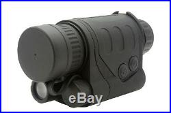 BE-55 Night Vision IR Goggle Hunting Monocular+Head Mount+2XBattery+Charger Kit