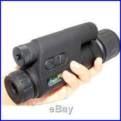 BE-85 Infrared Dark Night Vision IR Monocular Binoculars Telescopes 5X +Free Bag