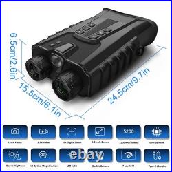 BLACK Night Vision Binoculars For Adults With Full Color Night Vision Backl RM BLACK Night Vision Binoculars For Adults With Full Color Night Vision Backl RM