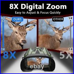 BLACK Night Vision Binoculars For Adults With Full Color Night Vision Backl RM BLACK Night Vision Binoculars For Adults With Full Color Night Vision Backl RM