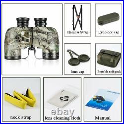 BNISE Military HD Binoculars Navigation Compass and Rangefinder 10x50 Lar